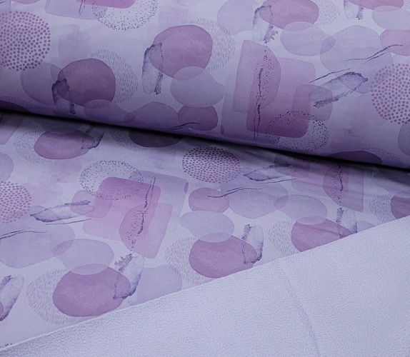 Softshell soft- circles violett